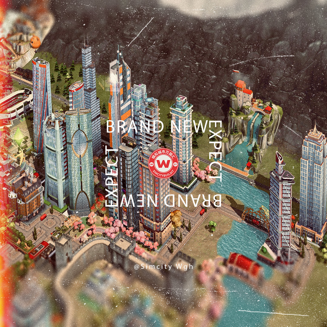 SimCity_WGH's tweet photo. Simulated city CBD at the foot of the mountain.

#SimCityBuildIt #tracktwenty #simcity
#posterdesign
#visualdesign 
#graphicdesign https://t.co/MXdXQKN90H