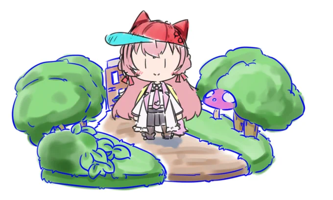   出掛けて帰ってきたら続けてみよう…!
