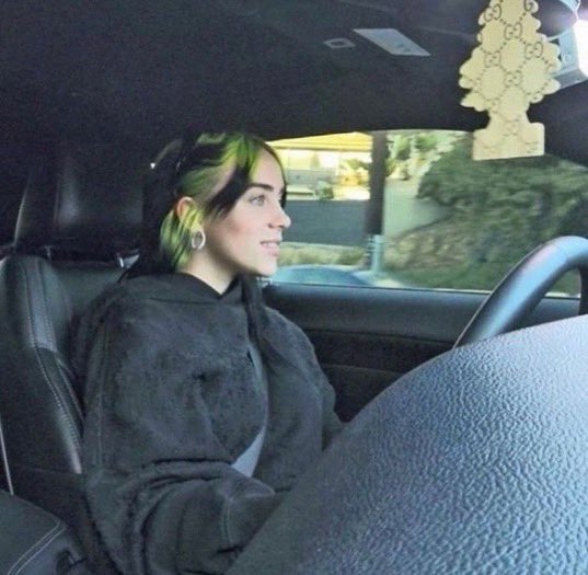 onadeadpIanet's tweet photo. billie eilish driving         billie eilish 
                                        driving me crazy https://t.co/uoxpLYVBix