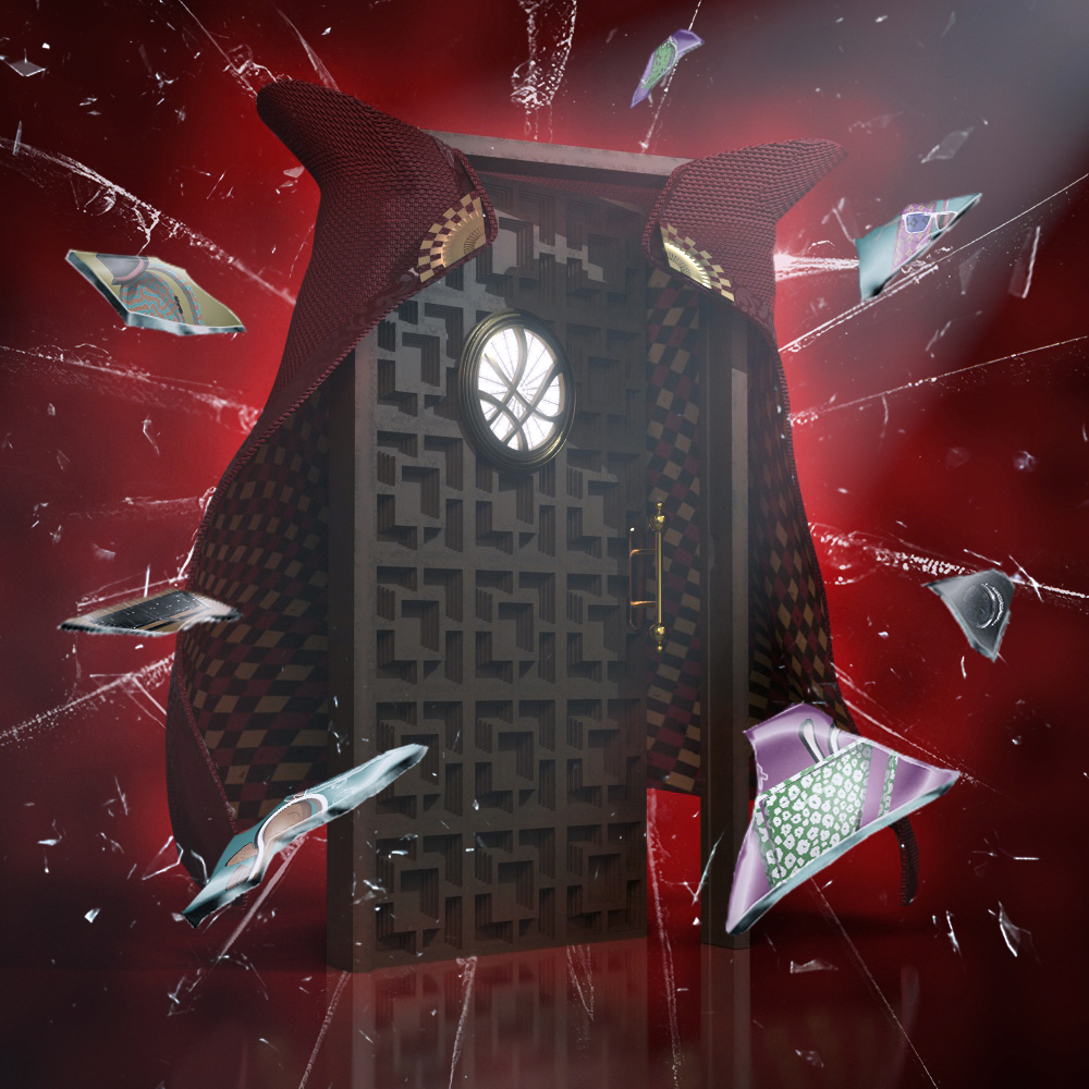 KnockKnockNft's tweet photo. Things got out of hand. Open the #0616 to discover infinite universes 🧛🌀🧟
#NFT #NFTCommunity #nftart #PolygonNetwork #3D #nftcollector #opensea #DoctorStrange  #MarvelStudios  #MultiverseOfMadness #ScarletWitch #Wanda 
https://t.co/YKH1E1kf7Q https://t.co/BBr9nQWLY1