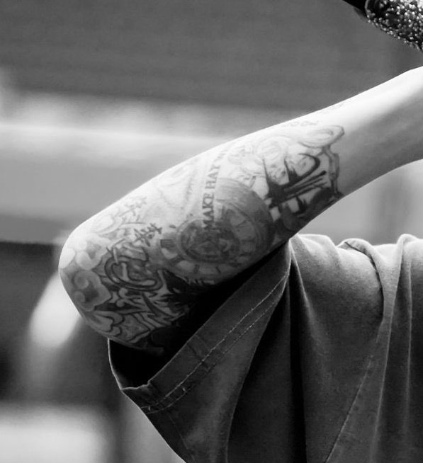 jungkookah_7's tweet photo. The tattoos:              The man:

#jungkook #jk https://t.co/U2A2WHvqWr