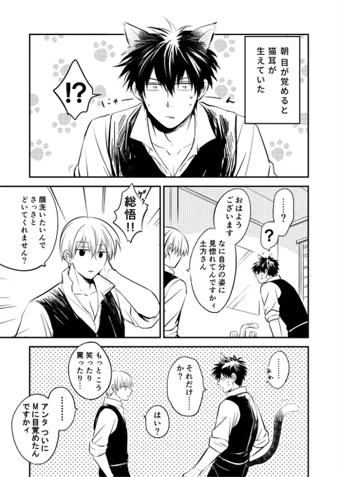 【銀土】猫耳副長まんが(1/2) 