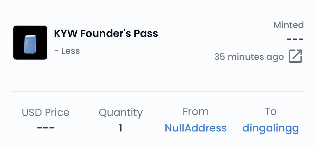 The legend has arrived as a Founder. KYH x Dingaling lives on 😤 <a href="/dingalingts/">dingaling</a> <a href="/knowyourwallet/">Know Your Wallet</a>