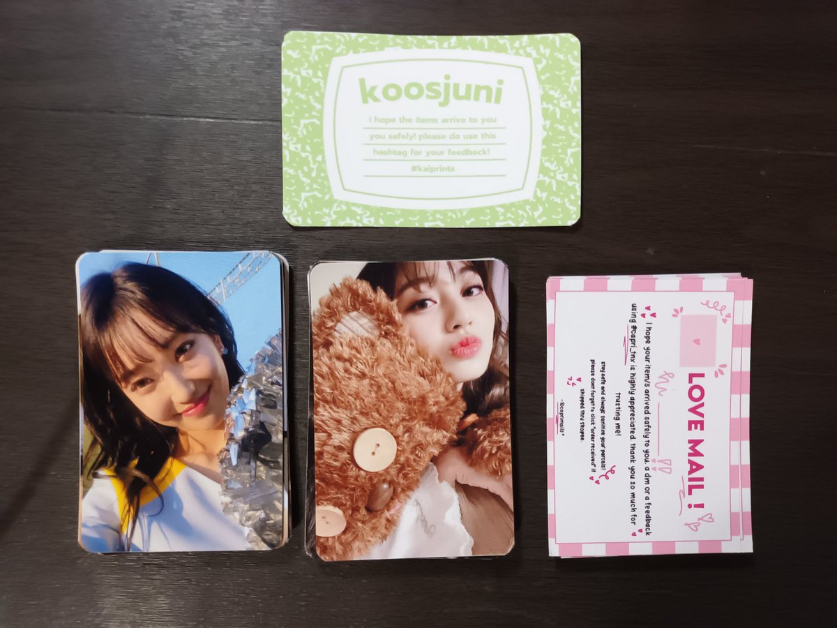 caprimails's tweet photo. π #capri_mails
hi @koosjuni! my 2nd time to avail printing service and its a smooth transaction as always, thank you for these nice prints and for packing them well π till our next transaction! #kaiprints https://t.co/qDTzydKobf