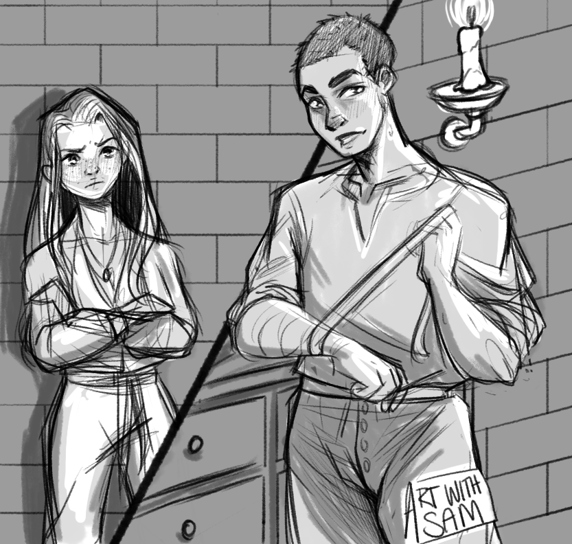 ArtwithSam's tweet photo. this makes me want to write a comic. do i have any ideas for that? no. but it's fun to dream✨ https://t.co/CbXaJM98Mg