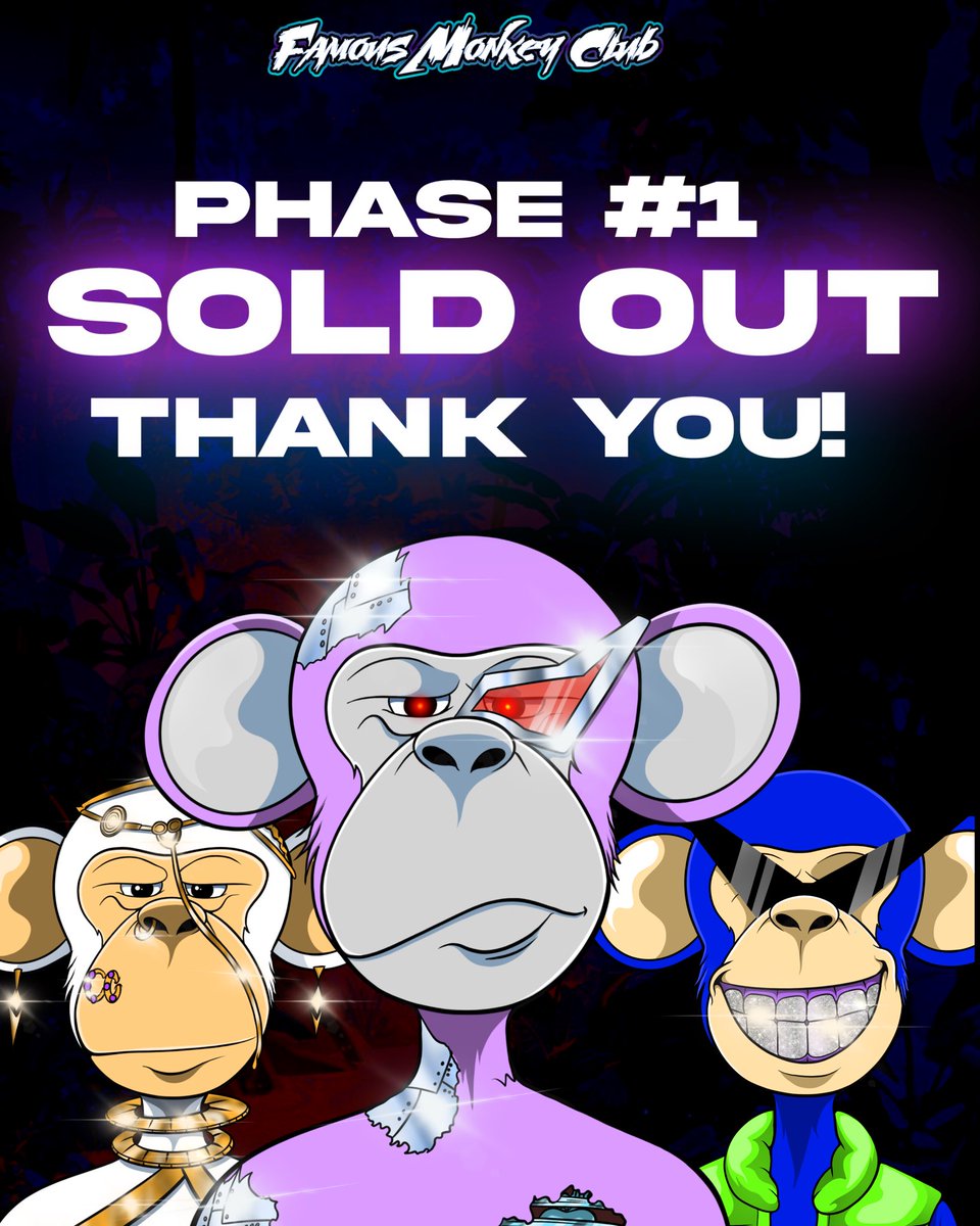 fmcnft's tweet photo. @NFTLuffy We sold out phase one but you don’t want to miss phase 2 https://t.co/RUKcbKh9sH