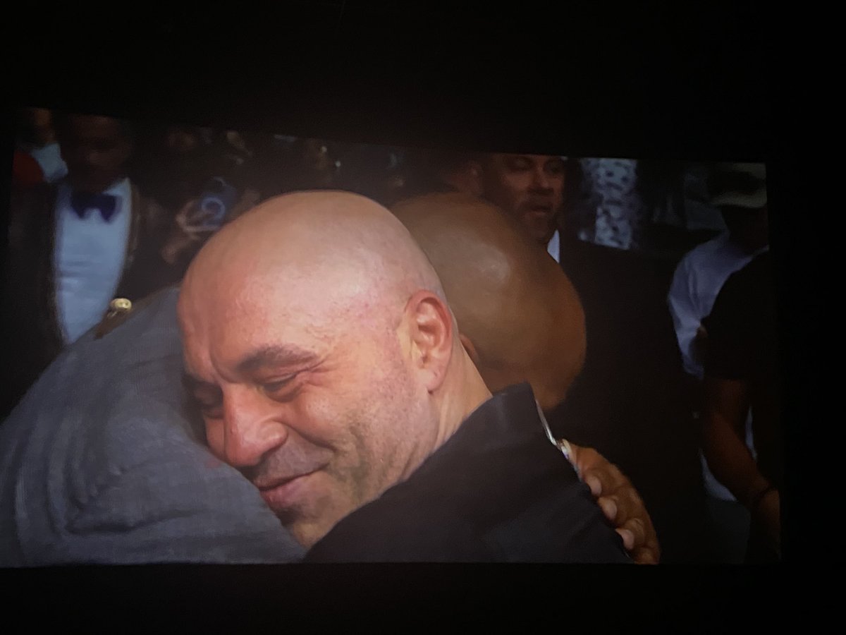 Congratulations <a href="/dc_mma/">Daniel Cormier</a> ❤️ Im as happy for you as <a href="/joerogan/">Joe Rogan</a> is ❤️🥹 #UFC274 #HallOfFame 🏆