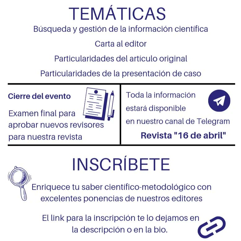 Revista 16 de Abril (@16_revista) on Twitter photo 