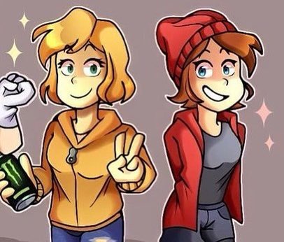 solelysophiee's tweet photo. @Jimr0d_ That’s my best friend 😜
(Loved the designs!!!)
#gametoons #genderbend https://t.co/mMEK8wCHqv