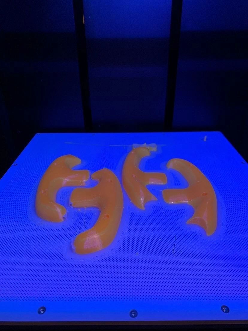 3baPrinting's tweet photo. TPU handles made on the Zortrax M300 dual with dual extrusion.

#3Dprinting, #3Dprint, #3Dprinter, #3Ddesign #3Dmakers #Industrial3Dprinting https://t.co/iJ6yYAypJu