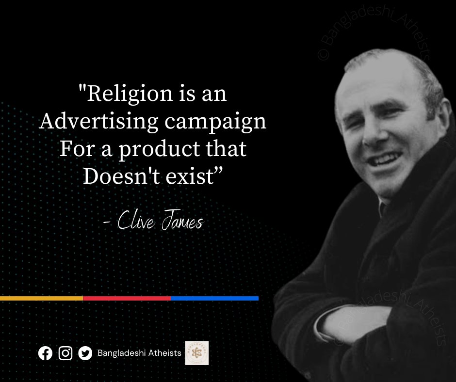 BDAtheists's tweet photo. The God delusion
#exmuslims #Bangladesh #clivejames https://t.co/ASQfs5E0la