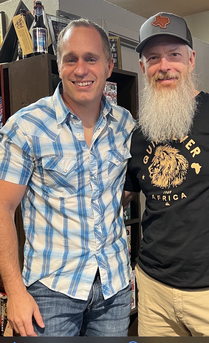 Babajoshuwa's tweet photo. I loved meeting @bentleydonb at @murderbooks today.

Always fun to hear the story behind the story.

Thankful for the autograph and the chat! 

Can’t wait to start 
#HostileIntent and see what Matt Drake is up to. https://t.co/WPvd9DLjNQ