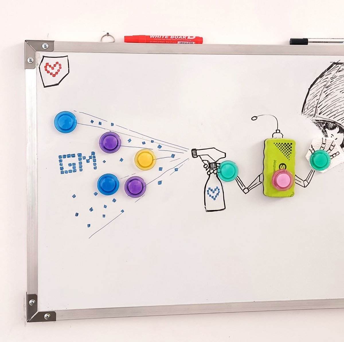 DRAvankLab's tweet image. GM Frens 🎩😍🚀❤️🌼
#NFTFAM #Greenrobot #Cartoon #pixelart