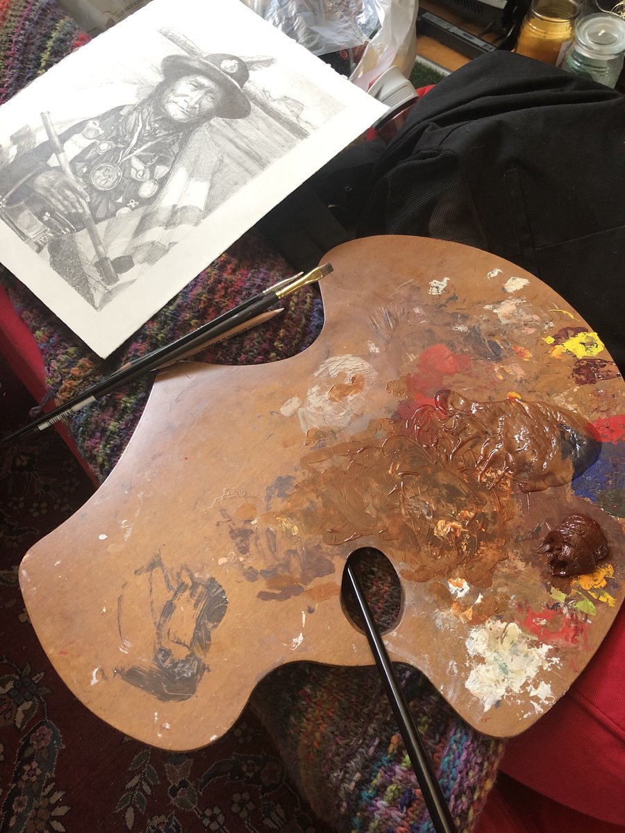 Just a small portion of my day. Happy art-making to all and to all, a good night. ##CanadianArt ##CanadianArtist #oilpainting #AlbertaArtist