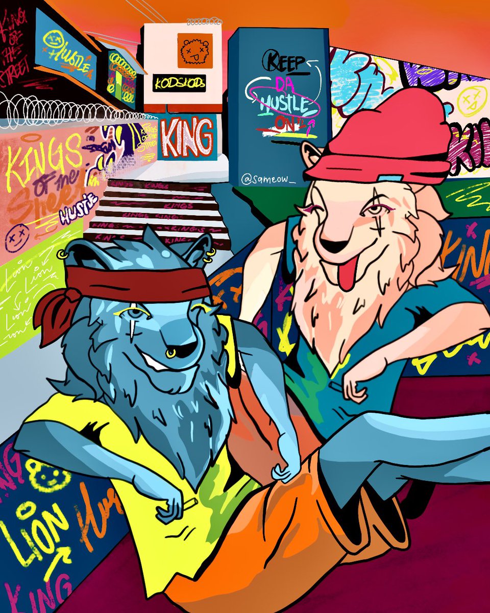 Fan art for <a href="/kingsofdastreet/">Kings of da Street 👑</a> 💛