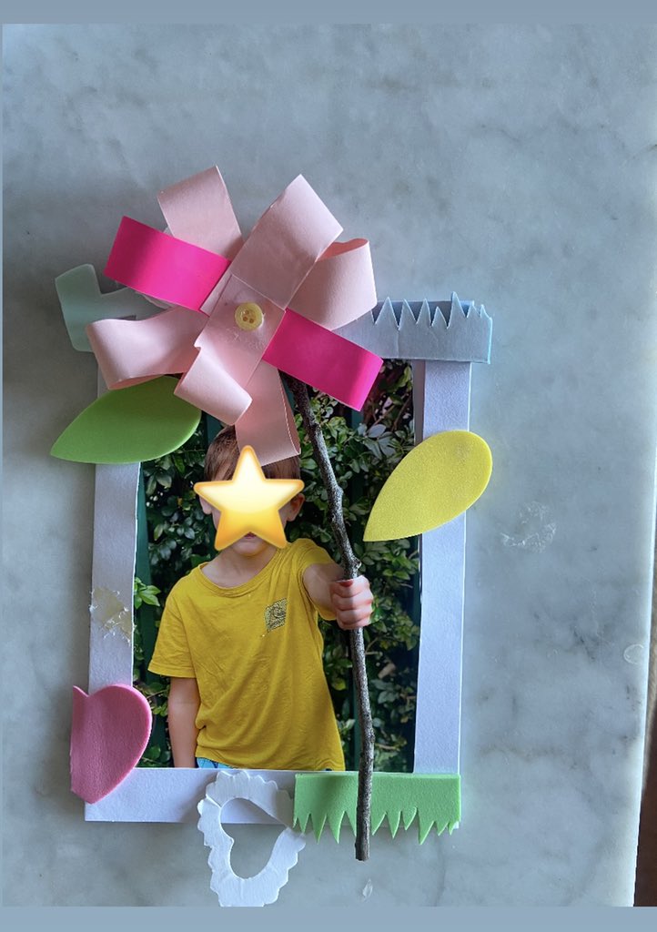 Abigail_Dobson1's tweet photo. Some of the craft the kids I nanny made for their mum this week. It was so beautiful to watch them work hard on something special to gift their mum. Happy Mother’s Day everyone. #acuedu_p https://t.co/TkOHz7ujN8