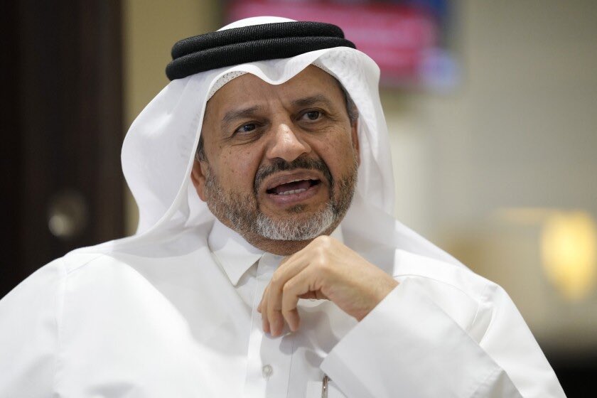 idextratime's tweet photo. Abdullah Al Nasari, Kepala Keamanan WC 2022 tentang LGBT :

🗣️"Jika Anda ingin mengekspresikan pandangan tentang LGBT, lakukanlah di masyarakat yang akan menerimanya. Jangan datang dan menghina masyarakat kami. Kami tidak akan mengubah UU &amp; agama demi turnamen 28 hari."

📝 NBC https://t.co/Z7gz6JdmBx
