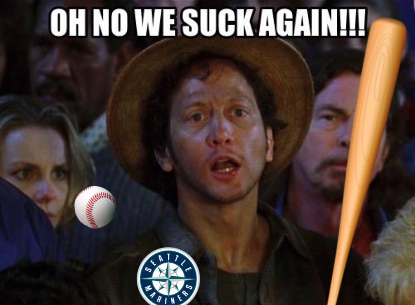 justindama's tweet photo. The #Mariners officially stink once again, reaffirming my belief that the organization only exists to disappoint its fans. #MLB #ihatebaseball #BatteredFanSyndrome https://t.co/mxphphbgES