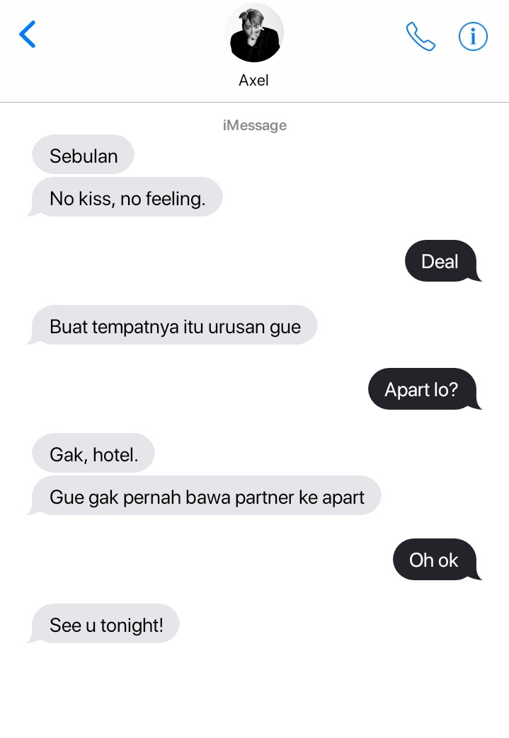 kimberies's tweet photo. [ Jungkook few tweets au ]

— No Strings Attached
"No kiss, no feelings."

©kimberies https://t.co/GMswswRrIP