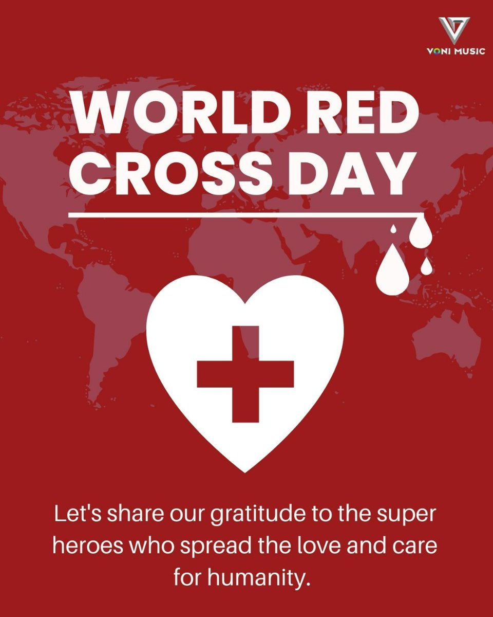 vonimusic's tweet photo. "Do small things with great
love". Happy World Red Cross Day! #Togetherforhumanity
.
.
.
#HappyWorldRedCrossDay #WorldRedCrossDay #RedCrossDay #HappyWorldRedCrossDay2022 #WorldRedCrossDay2022 #RedCrossDay2022 #voni #vonimusic https://t.co/F7eBoM3vGq