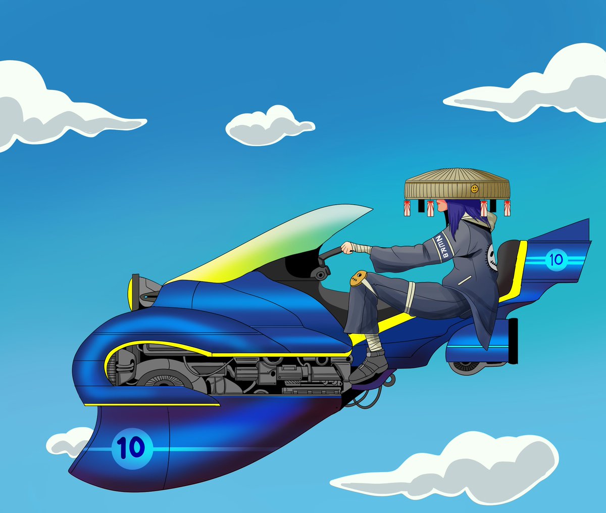 Riders In The Sky 🚀
Now Available on <a href="/opensea/">OpenSea</a> 
1/1
Buy Now 0.02 $ETH

opensea.io/collection/rid…

#NFT #nfts #nftart #nftcommunity #nftartist #nftcollector #nftclub