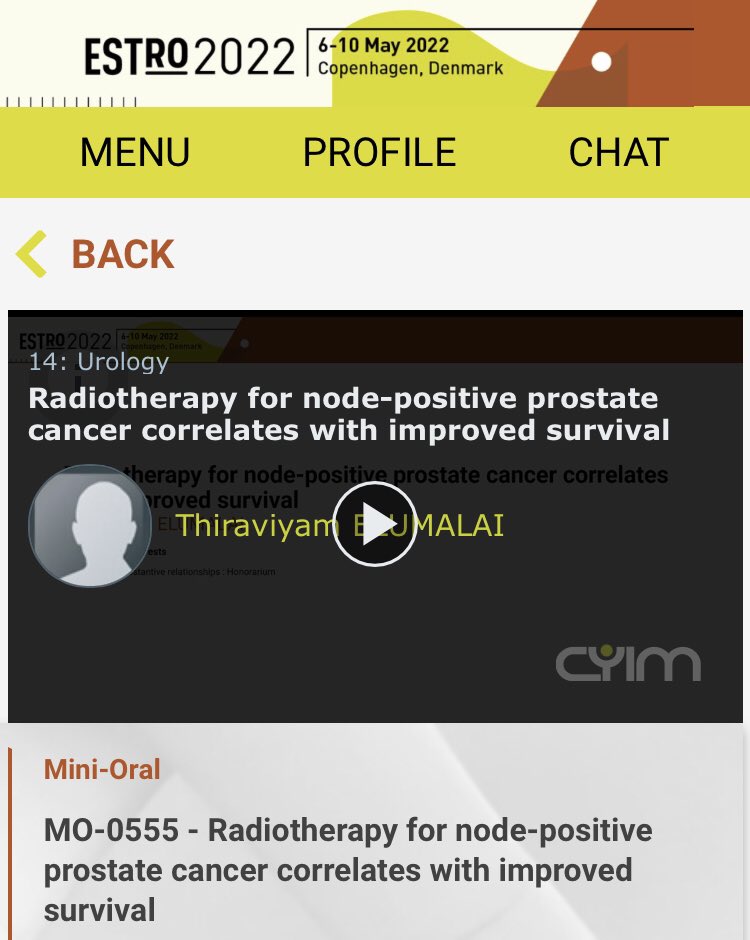 KamalThippu's tweet photo. 📢 Join @Thiraviyam_E today @ 10:58 #ESTRO2022 @ESTRO_RT to hear about our work on node positive prostate cancer #pcsm @achoud72 @hilseth_mistrov @robinportner @BgmNeethu #WhereisHoskin https://t.co/67Eo814Kqu