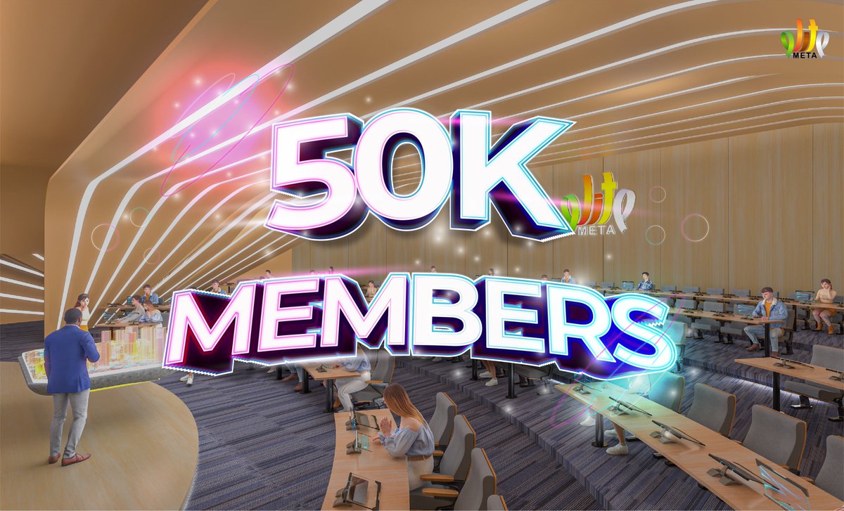 🎉WE MADE IT!

👉It’s time to celebrate! Our community has reached over 50.000 members!

Join our channels: linktr.ee/elitemeta.city

#elitemeta #metaverse