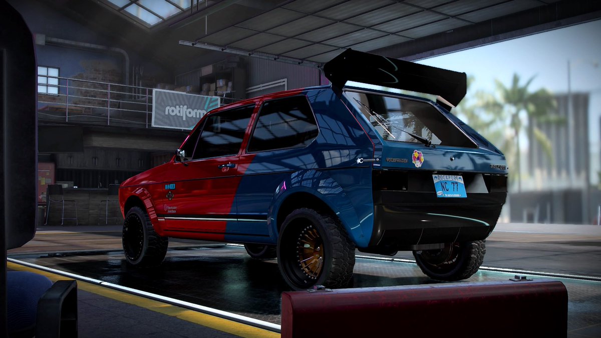 MeadowFrom's tweet photo. My attempt of creating #Cyberpunk2077 vehicles on Need For Speed Heat https://t.co/L3uxW1hDQ7