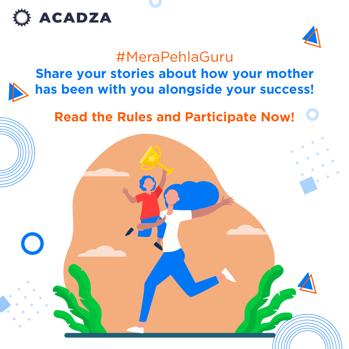 AcadzaDost's tweet photo. The #MeraPehlaGuru contest is live now! 😍 Follow the below rules and participate now. 2 winners will get Rs. 1000 off on Gold Plan! 💯
#MeraPehlaGuru #MothersDayContest #MothersDay #ContestAlert #Contest #ContestIsLive #Acadza #AcadzaDost https://t.co/veRtc5QViE