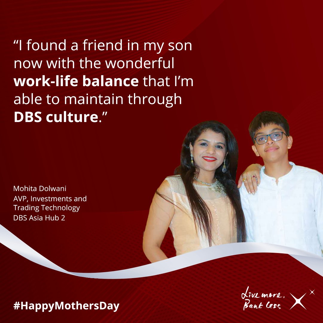 DBSBankIndia's tweet photo. Mothers operate on a different scale than everyone else. Their hearts are tuned to the beats of their loved ones. Today, Team DBS celebrates the mothers who provide balance to our lives by providing balance to their lives.

#HappyMothersDay #MothersDay #BankOnMOM https://t.co/MkDwk5Mcxz