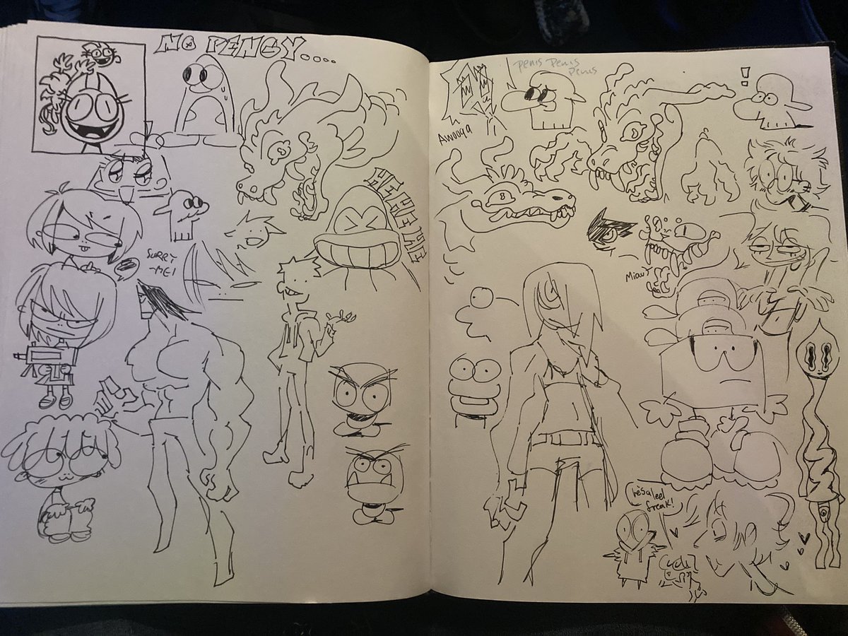 Drawings from Flash Bash by people 