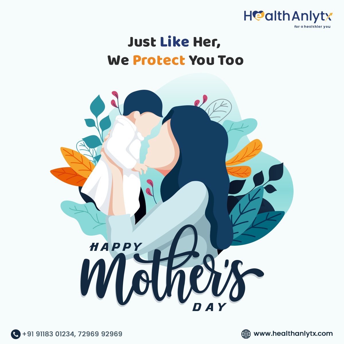HealthAnlytx's tweet photo. To every mother out there,

Thank you for being you. For being supportive, loving and above all.. caring. Cheers to all the mothers and wishing you all a happy mother's day filled with love, laughter and fun! :)

#HappyMothersDay2022
#MothersDay https://t.co/0IW0BSdMsR
