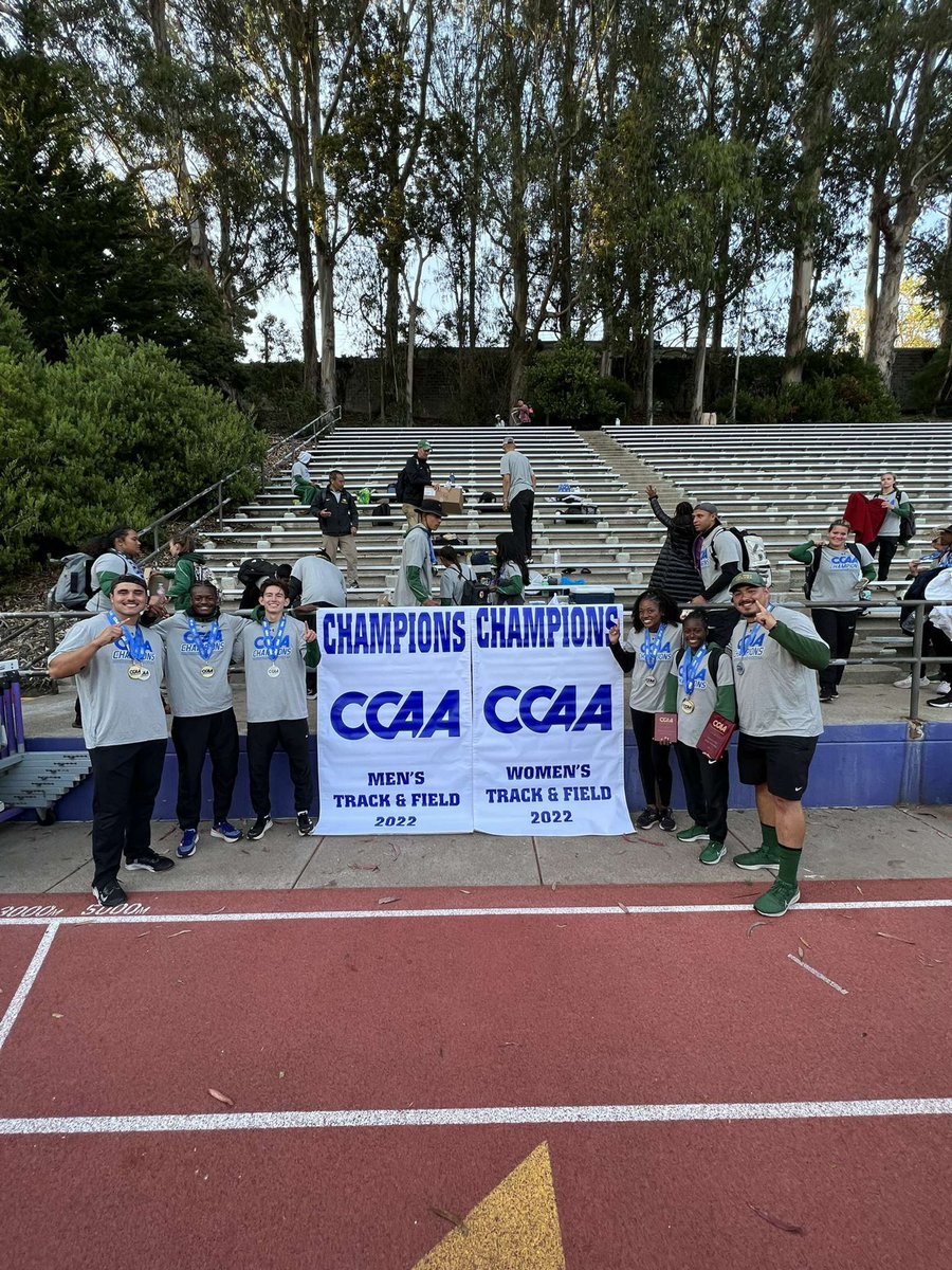 MayAaron23's tweet photo. CCAA Conference Champs! Our University’s track program hasn’t had a title won since 1998. Truly a wonderful team. The hard work pays off. 🥇🥈🥉🏆
@cppbroncos @CPPxctf https://t.co/CuSDR3m4Qp