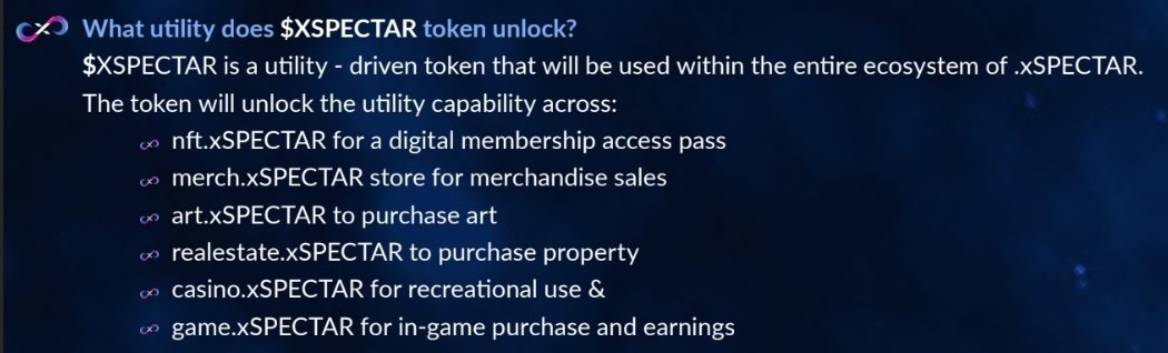 DukeOfAirdrop's tweet photo. With the goal of developing an exclusive ecosystem, @xspectar aims to create a membership-based society that connects and collaborates the real world in the virtual world

✅️Fully DOXXED team
✅️1st Verified #XRPL Project

Know more about the project ⬇️
https://t.co/oExZu8VcwR https://t.co/AzJ1px9y1R