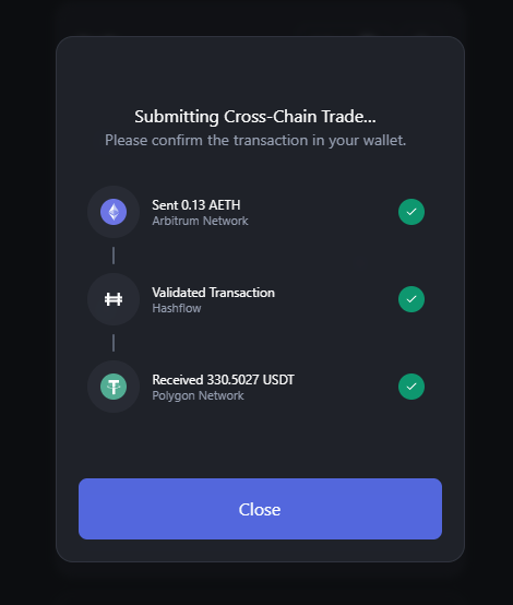 cross_kdd's tweet photo. EP II Cross chains bridge from @hashflow_ is so cool https://t.co/miKC6JqKwE