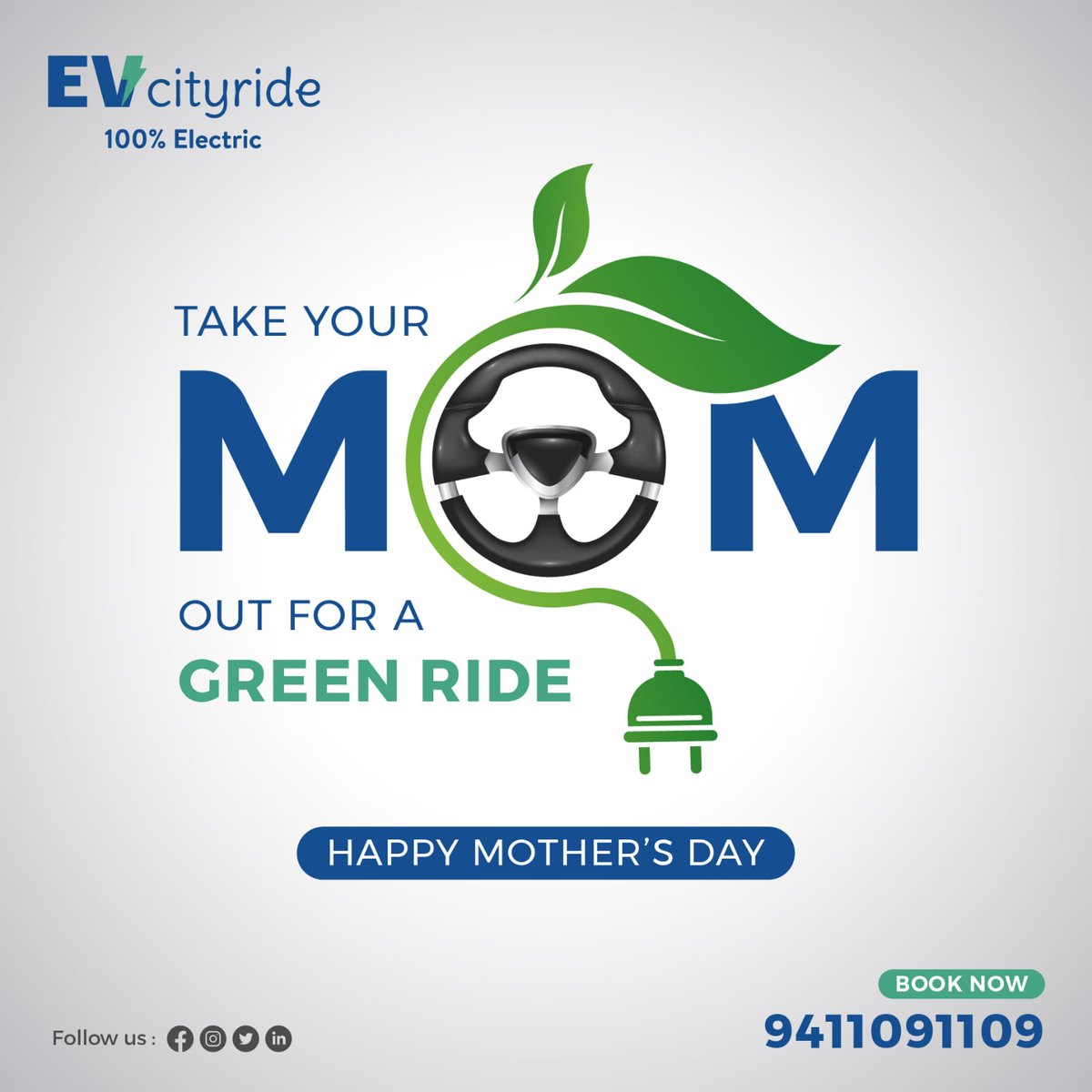 On this beautiful day, gift your Mom a safe & green ride with @evcityride 

Wishing you a very Happy Mother’s Day! 

#evcityride #greenride #mom #mothersday #mothersday2022 #giftyourmom