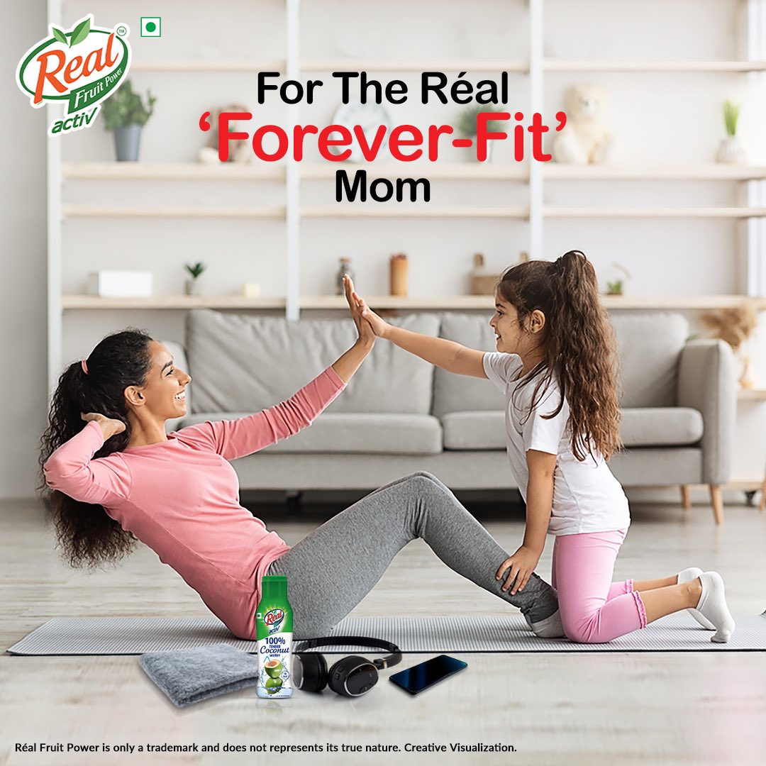 Realjuices's tweet photo. To the moms who swear by their #Fitness regimen! 💪 This #MothersDay, raise a toast of #RealActiv 100% Tender Coconut Water to all such #Moms. 💕 Tag your mom if this is her.
#HappyMothersDay #StayActiv #Summers #Healthy #Sunday #SundayFunday #Fitness #Weekend #FruitGoodness https://t.co/fGYqP9rTSv