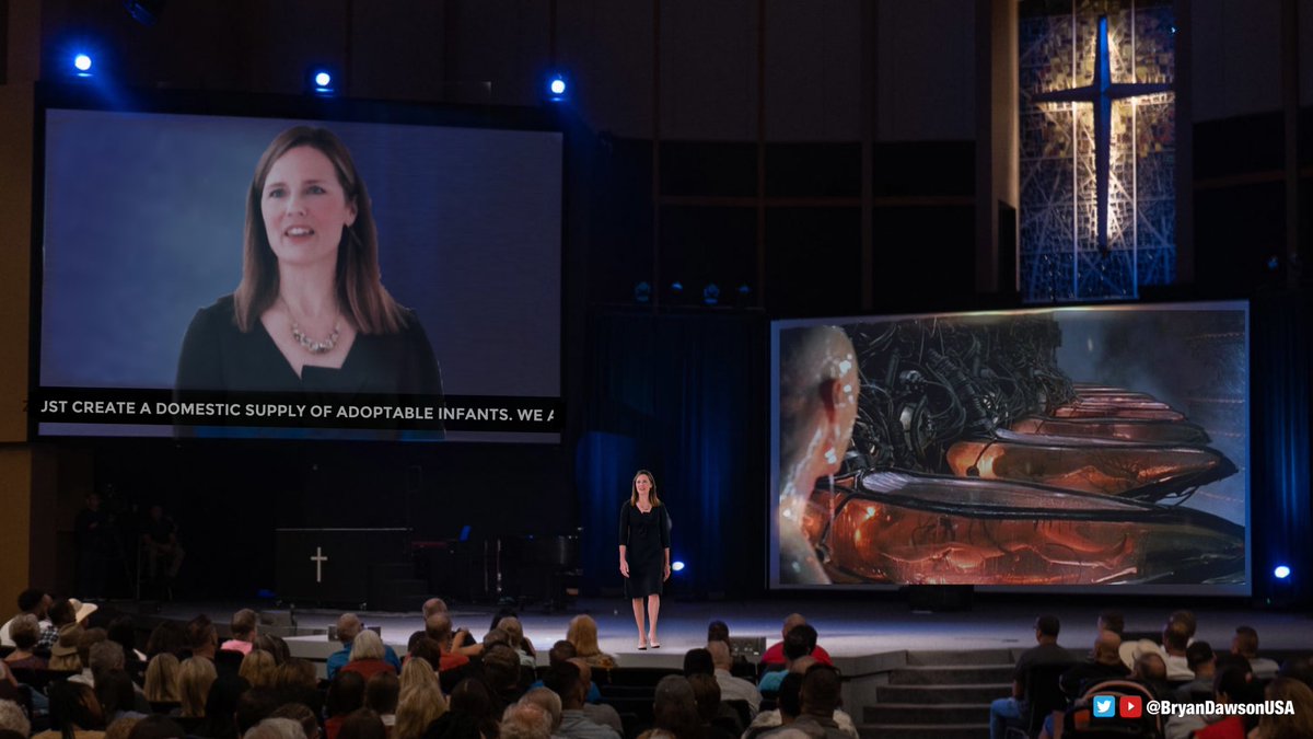 “We must create a domestic supply of adoptable infants.” - Amy Comey Barrett, because of the 400,000 children in foster care, approximately 117,000 are still waiting to be adopted. That’s not enough suffering?

#DomesticSupplyOfInfants