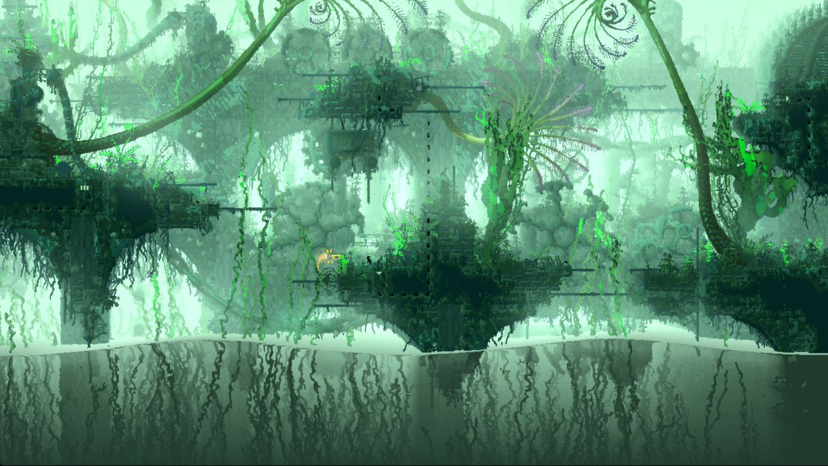 CookedFish4's tweet photo. #rainworld lush mire, the most beautiful region that I’ve ever seen before. https://t.co/oGxDSIfW0K