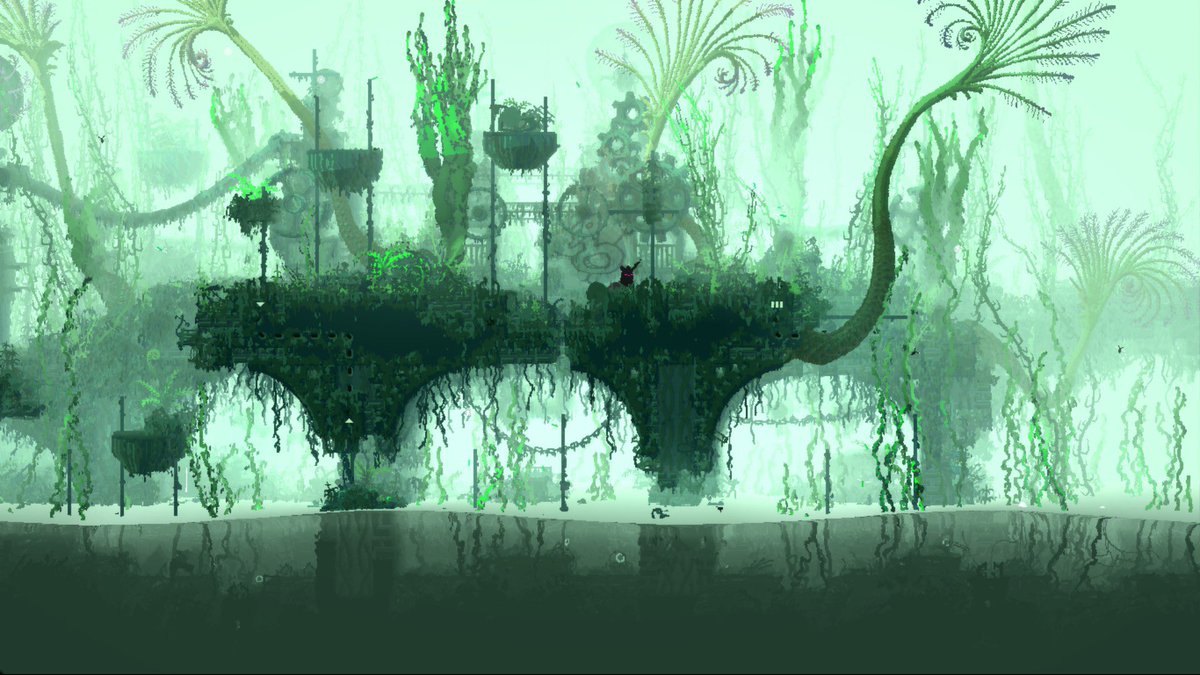 CookedFish4's tweet photo. #rainworld lush mire, the most beautiful region that I’ve ever seen before. https://t.co/oGxDSIfW0K