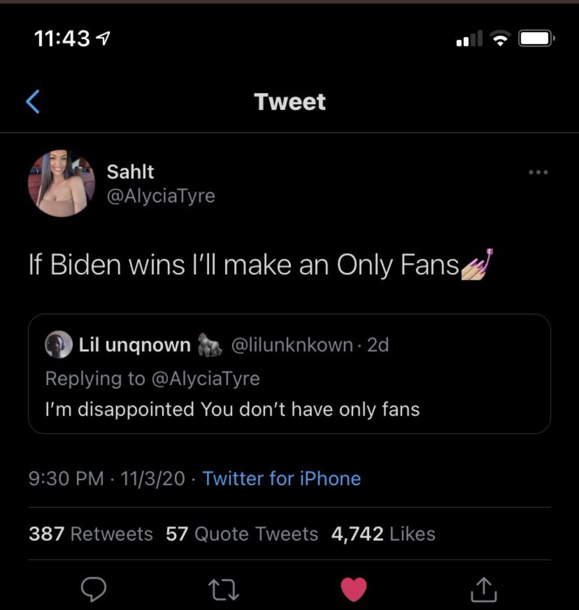 BrazyUpTown's tweet photo. @AlyciaTyre https://t.co/qme0UaTPwj