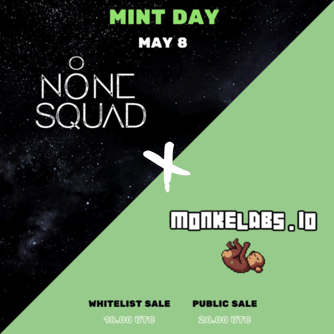 ⏰Last 12 hours for mint on <a href="/monkelabs/">gho</a> 

😉Check your wallets

#NoneSquadNFT