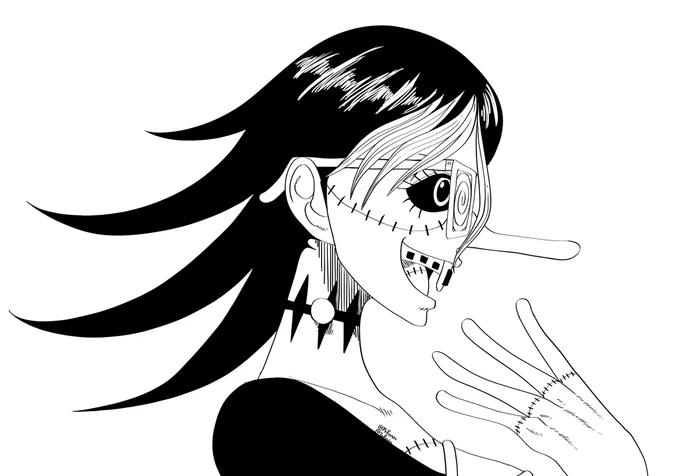 Inking is fun. 