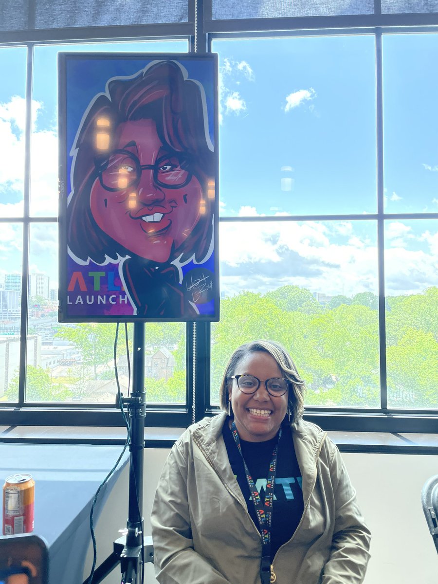 LashCanDraw's tweet photo. Thank you @MicrosoftATL for having me at your #MicrosoftATL Launch drawing live digital caricatures! Book Lash to draw digitally at your next event! Email LashWCW@aol.com https://t.co/TEBPoZLnCJ