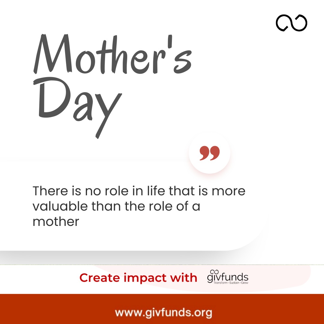 givfunds's tweet photo. At @givfunds, we feel that mothers are the best givers, nurturers, and enablers in our society, and dedicating just one day to them would be unfair. Let's celebrate every day as Mother's Day!
#mothersday #nurture #womenempowement https://t.co/eMw69sZZkK