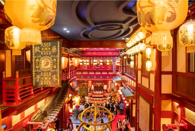 Theme street of Tang dynasty