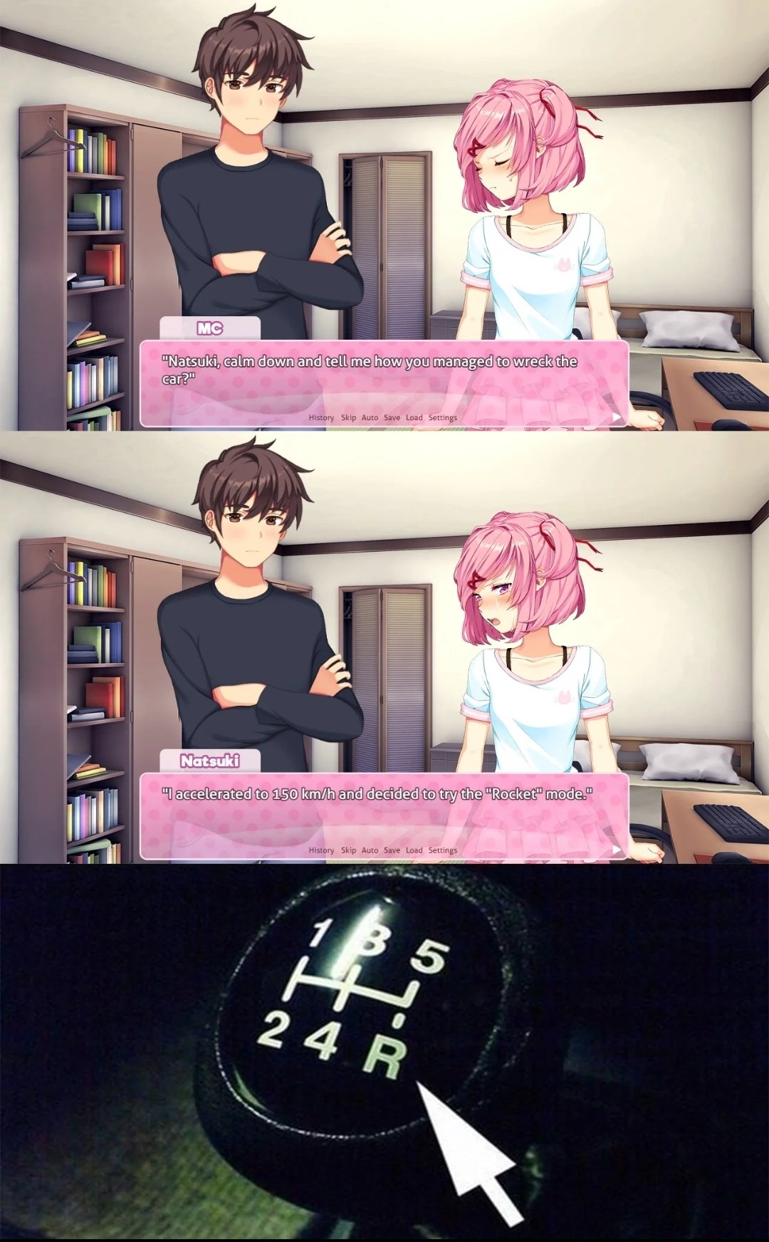 NO NATSUKI NOT LIKE THIS  Doki Doki Exit Music END 