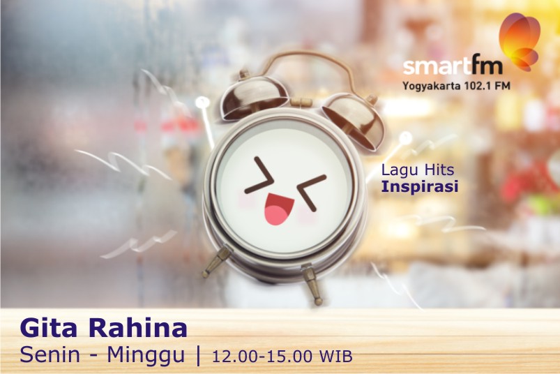 smartfmjogja's tweet photo. 8 Mei 2022 | 12.00-15.00 WIB | #GitaRahina | Lagu #Afterhits terpilih, temani #SmartListeners beraktivitas siang ini | #Radio #SmartFM #Jogja
https://t.co/jqnMcgLOKs https://t.co/1Z1sr69WOn