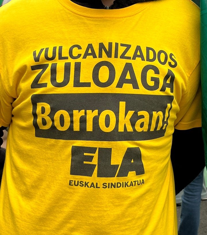 ZuloagaBorrokan's tweet photo. 3️⃣1️⃣5️⃣ #GrebaEgun
Alargar el conflicto a la espera de resoluciones judiciales es el camino elegido por #VulcanizadosZuloaga
En vez de sentarse a NEGOCIAR con sus trabajadores
BORROKA DA BIDEA
Por un CONVENIO DIGNO

#ZuloagaBorrokan https://t.co/nkL6rDSNYz