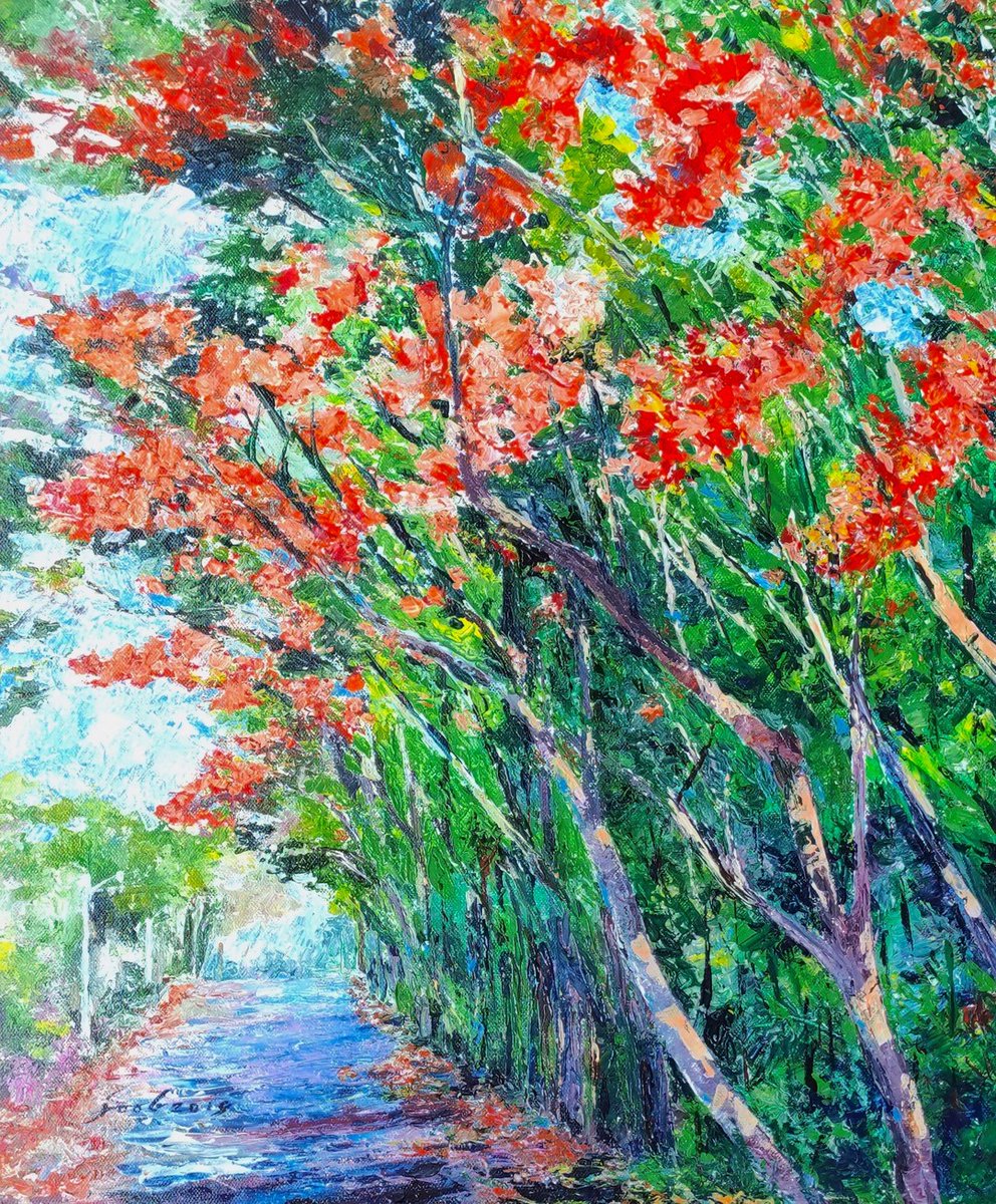 JoobsOriginal's tweet photo. On the way to Pak Chong #1
Oil on canvas
60H x 50W cm.

Status: Available

#JoobsOriginal #WallArt #Painting https://t.co/eRvqZYe4gB